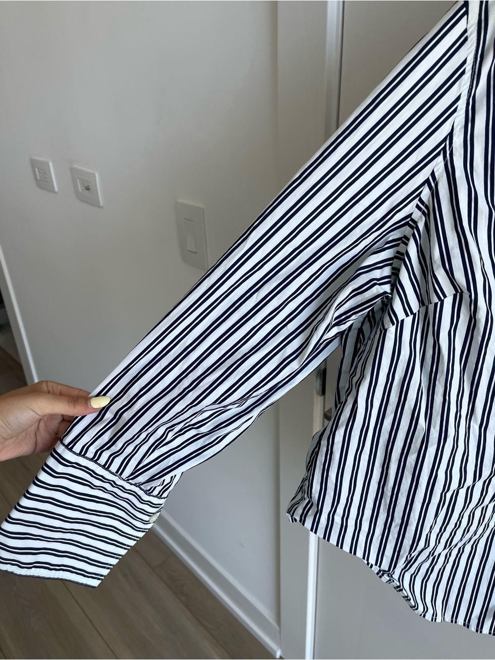 Universal Standard striped button down - Picture 4 of 5